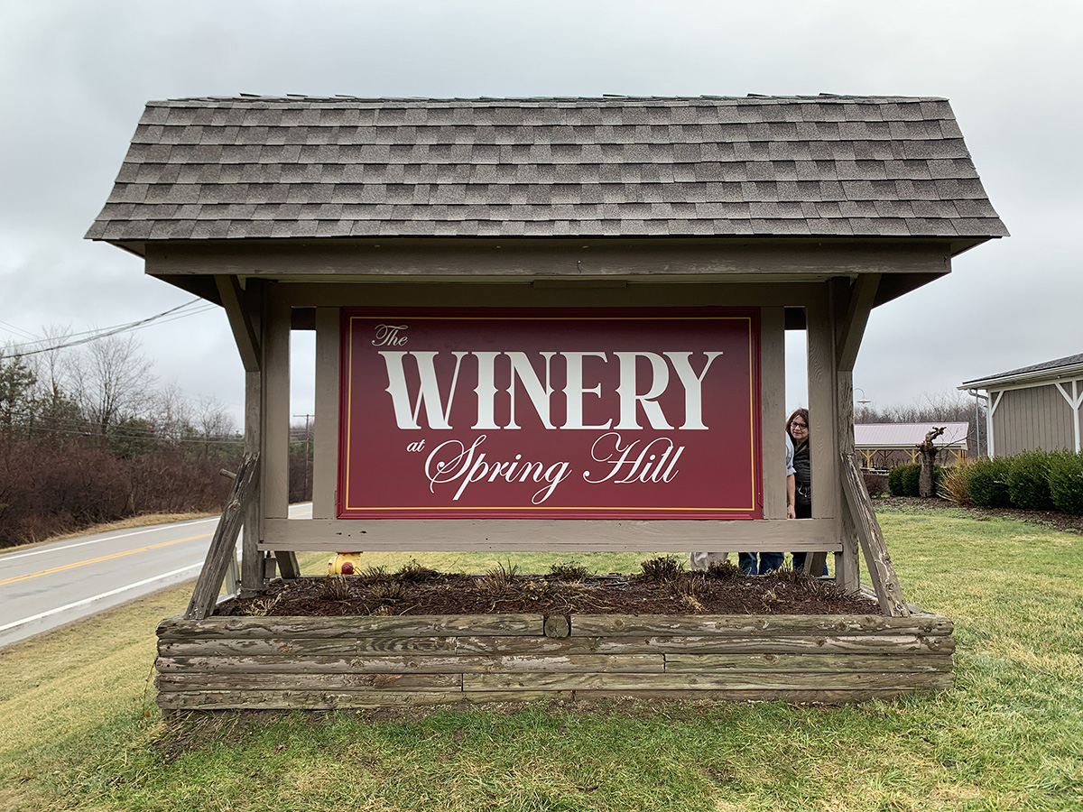 Winery sign